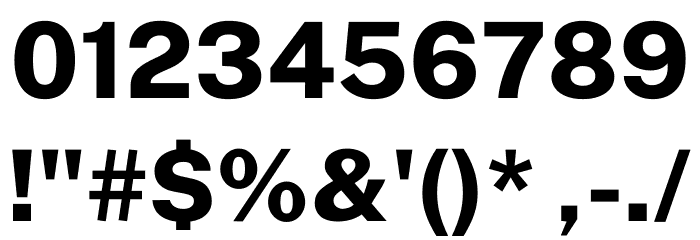 Public Sans ExtraBold Fuentes OTROS CHARS