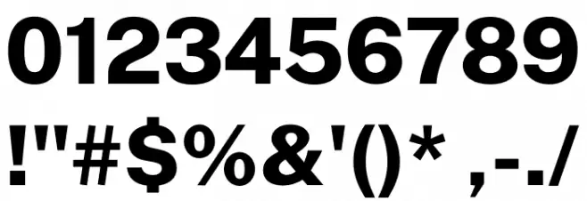 Public Sans ExtraBold Font OTHER CHARS