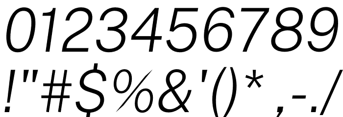 Public Sans ExtraLight Italic Font OTHER CHARS