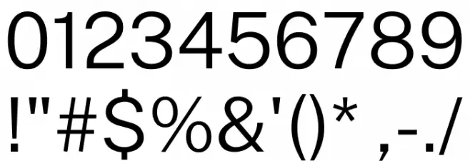 Public Sans Light Font OTHER CHARS