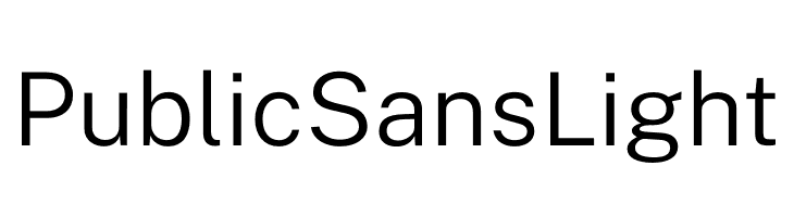 Public Sans Light  Fuentes Gratis Descargar