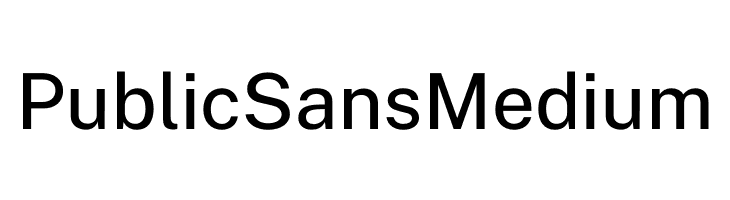 Public Sans Medium  لخطوط تنزيل