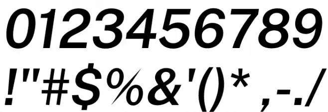 Public Sans SemiBold Italic Font OTHER CHARS