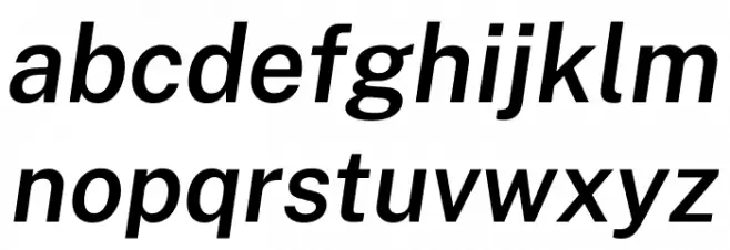 Public Sans SemiBold Italic Fuentes MINÚSCULAS