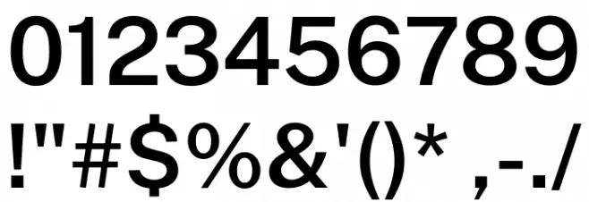 Public Sans SemiBold Font OTHER CHARS