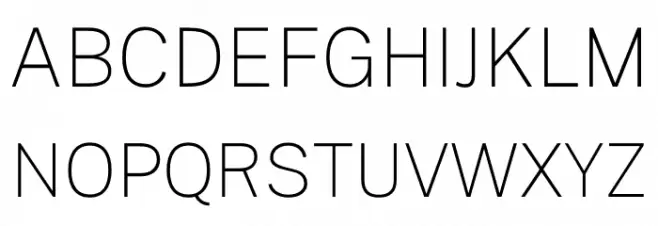 Public Sans Thin Schriftart Groß