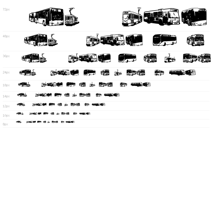 Public Transport Regular Waterfall