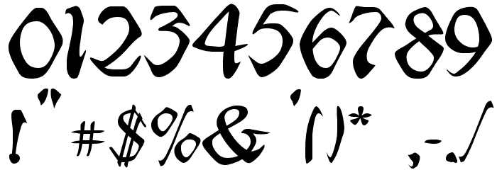 Public Utility Jeepney Font OTHER CHARS