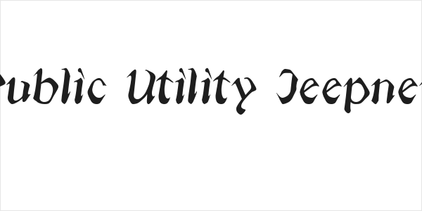 Public Utility Jeepney Logo