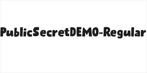 PublicSecretDEMO-Regular Logo