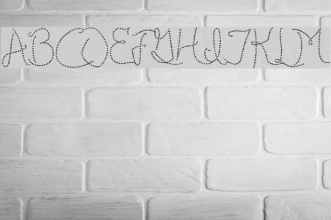 Publicite d'epoque basic Шрифта examples