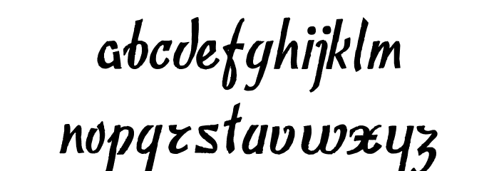 Publicite Font LOWERCASE