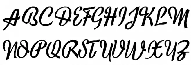 Publicite Schriftart Groß
