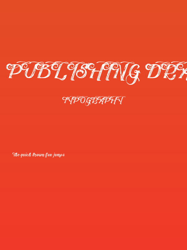 Publishing Draft Script DEMO ve Poster