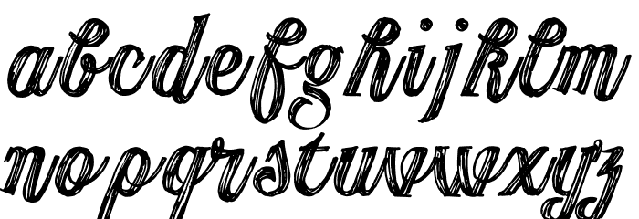 Publishing Draft Script DEMO ve Font LOWERCASE
