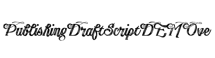 PublishingDraftScriptDEMOve  font caratteri gratis