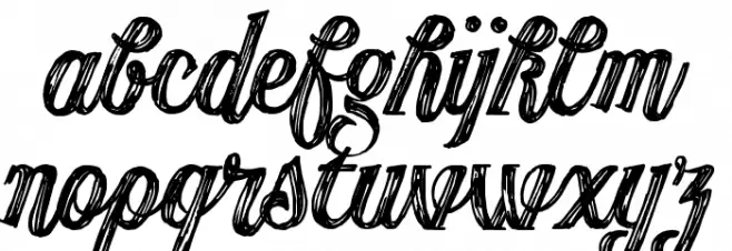 PublishingDraftScriptDEMOve Font LOWERCASE