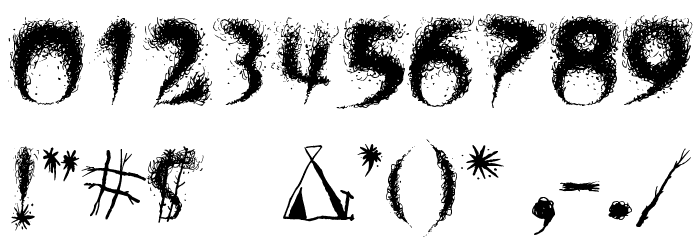 Pucha Smoke Telegraph3 Font OTHER CHARS