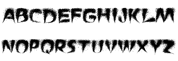 Pucha Smoke Telegraph3 Font LOWERCASE