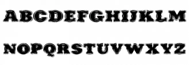 Puchakhon HYPNOSIS Font Litere mari