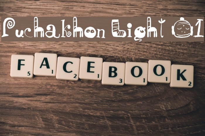 Puchakhon Light 01 Font examples
