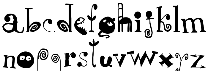Puchakhon Light 01 Font LOWERCASE