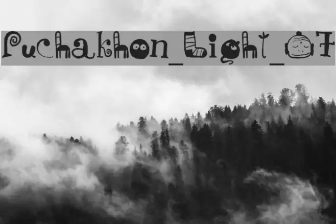 Puchakhon_Light_07 Font examples