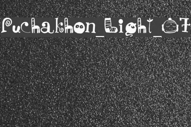 Puchakhon_Light_07 Font examples