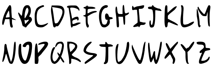 PuchiMono Font UPPERCASE