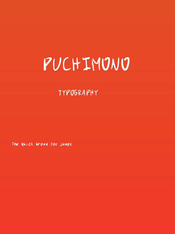PuchiMono Poster