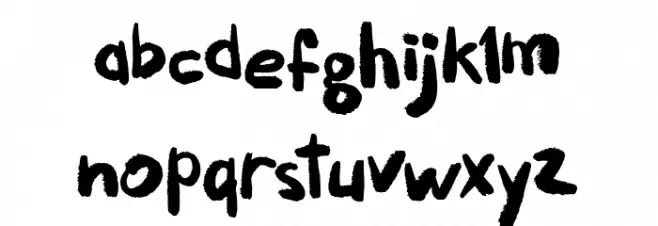 Puckipsy फ़ॉन्ट लोअरकेस