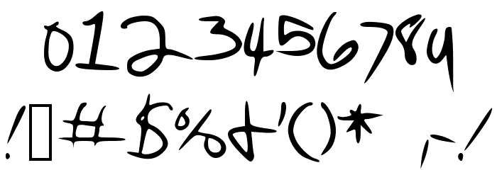Pudding Script Font OTHER CHARS