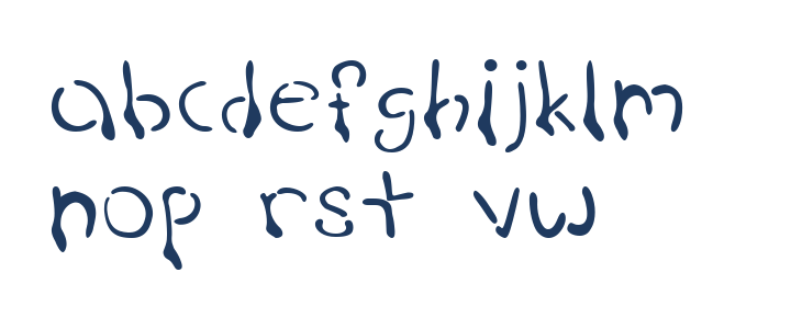 Puddle Oozing Lowercase