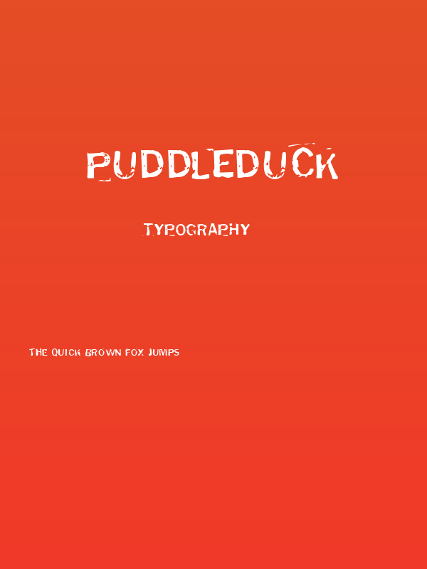 Puddleduck Poster