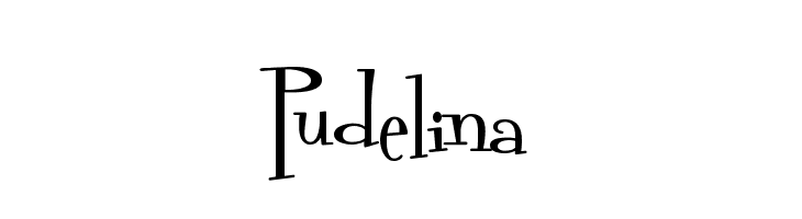 Pudelina  font caratteri gratis