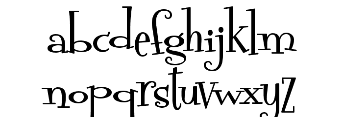 Pudelina Schriftart Kleinbuchstaben