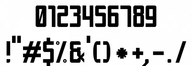 Puente Bueno St Font OTHER CHARS