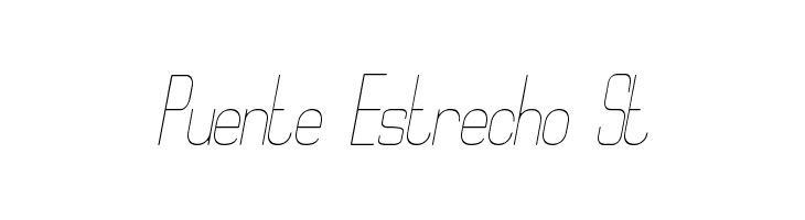 Puente Estrecho St Font