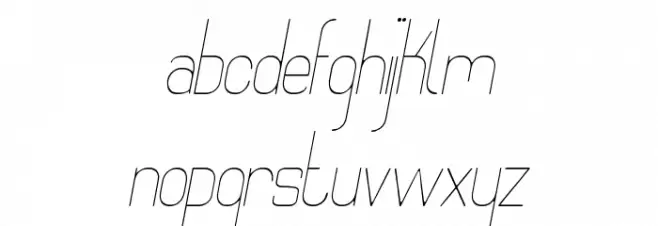 Puente Estrecho St خط أحرف صغيرة