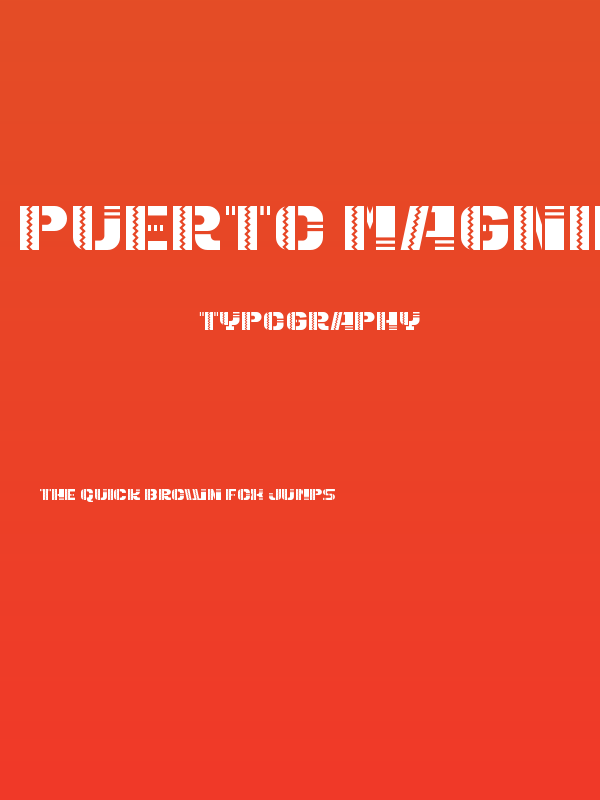 Puerto Magnifico Poster