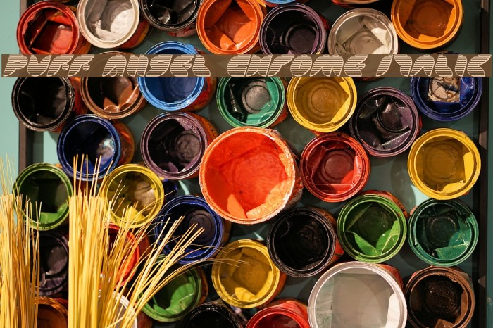 Puff Angel Chrome Italic Example 1