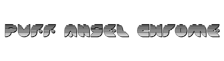 Puff Angel Chrome  Frei Schriftart Herunterladen