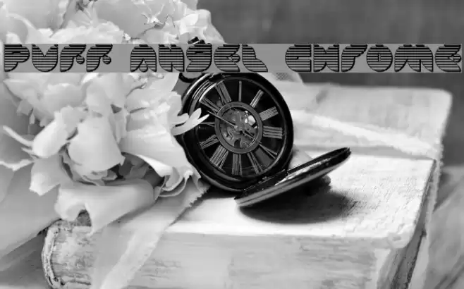Puff Angel Chrome Font examples