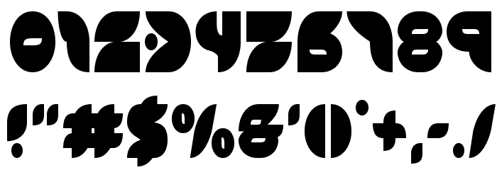 Puff Angel Condensed Font OTHER CHARS