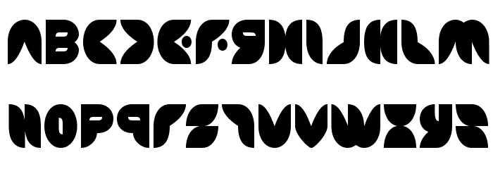 Puff Angel Condensed Font LOWERCASE