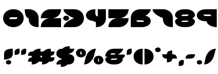 Puff Angel Expanded Font OTHER CHARS