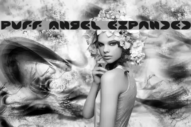 Puff Angel Expanded Font examples