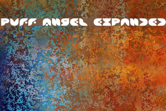 Puff Angel Expanded Font examples