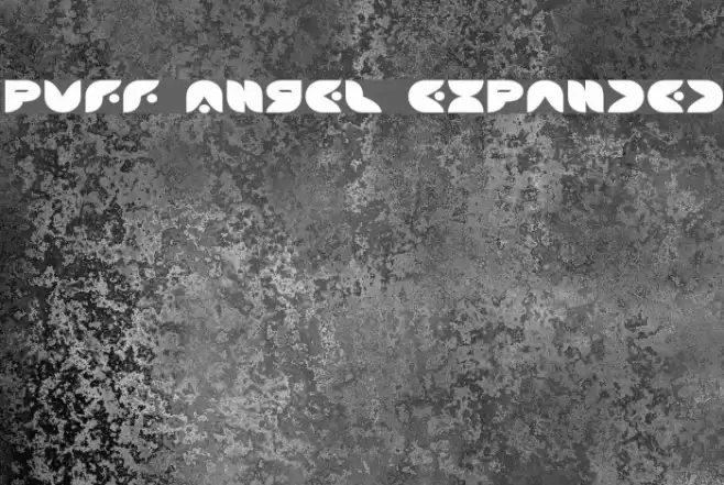 Puff Angel Expanded Font examples