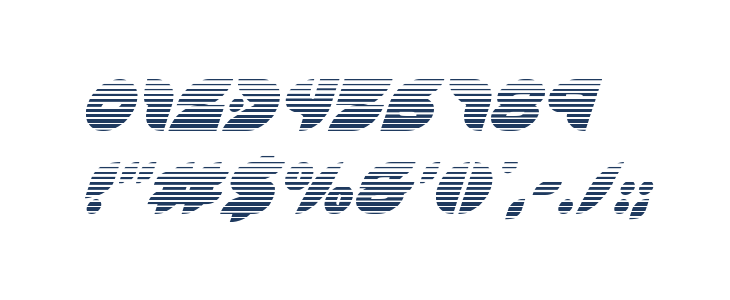 Puff Angel Gradient Italic Other Characters